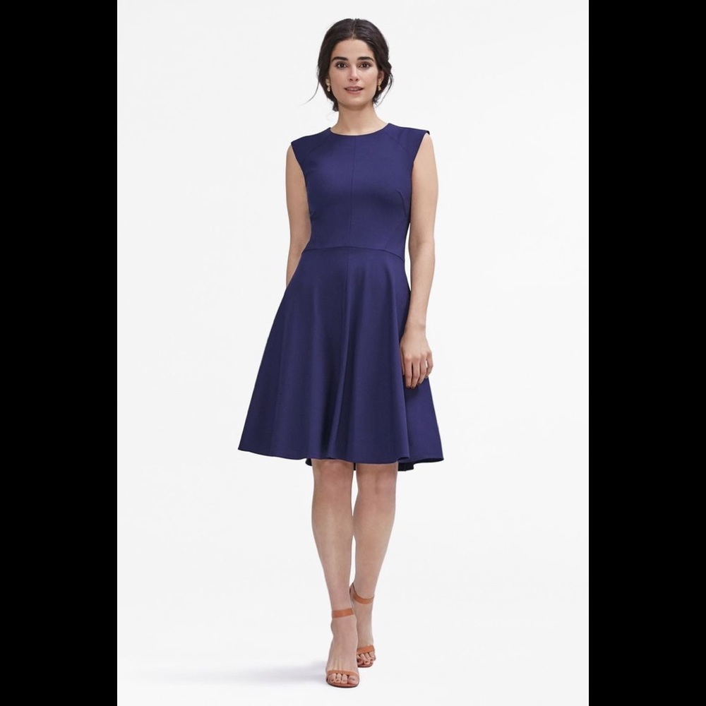 MM.LaFleur Toi Dress in Deep Indigo